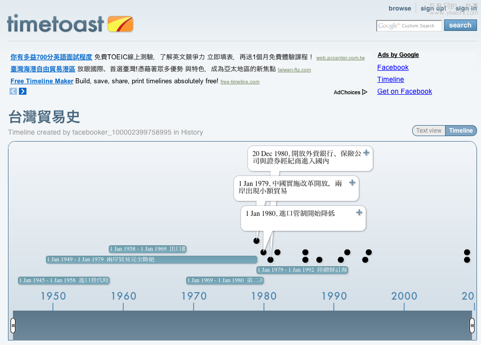时间轴网站大集合与网页制作组件,互联网的一些事