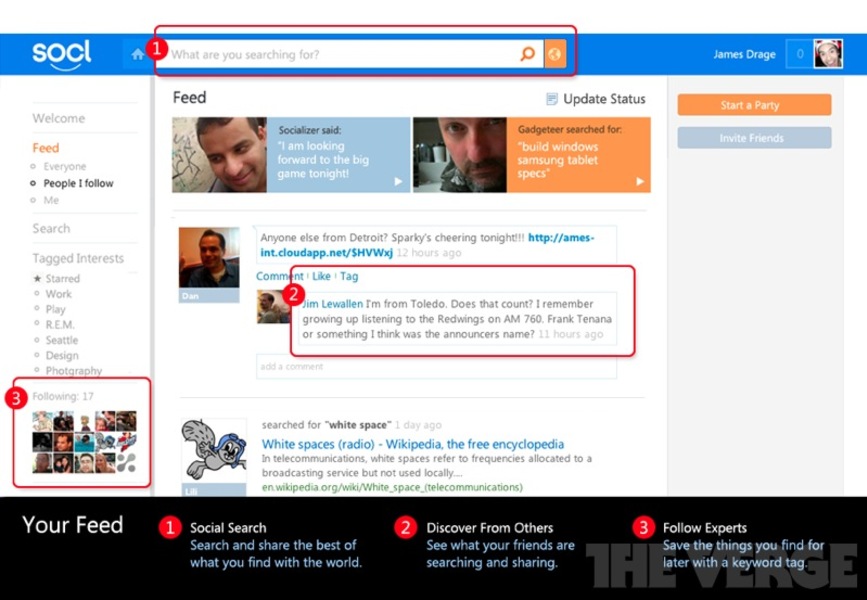 微软社交网站Socl多图曝光,互联网的一些事