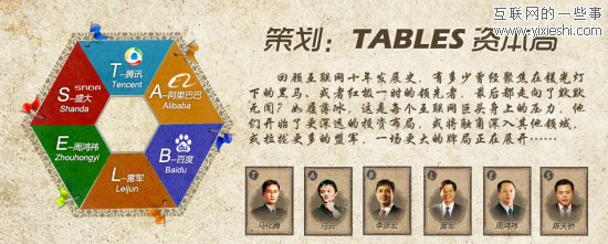 互联网投资布局盘点：一场没有硝烟的战争,互联网的一些事