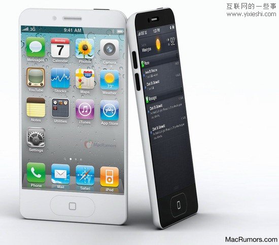 苹果iPhone5将于9月中美国上市 设计图片曝光,互联网的一些事