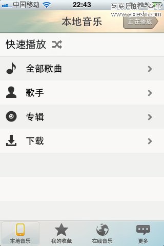 苹果iPhone音乐应用软件APP盘点,互联网的一些事